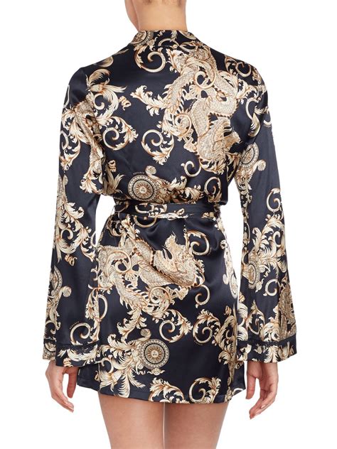 versace robe silk|versace personalized robe.